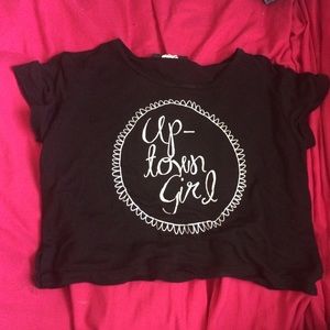 "Uptown Girl" crop top