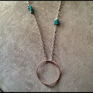 Bronze Hoop Necklace