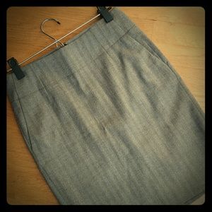 BR tweed pencil skirt