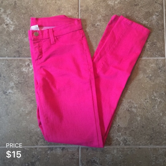 Bright Pink Jeans