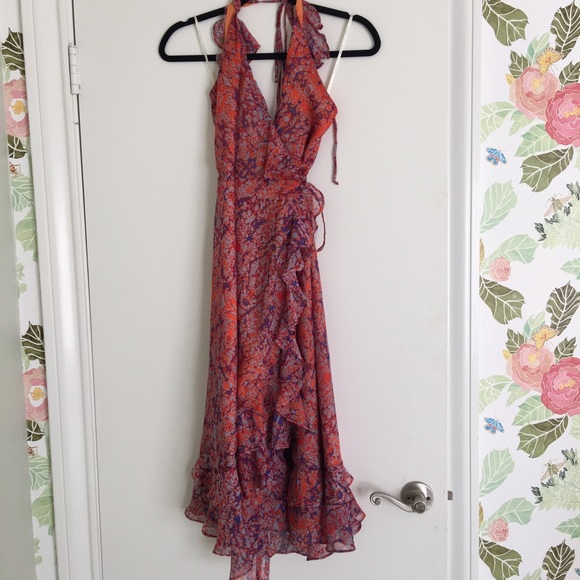 Silk Wrap Dress!