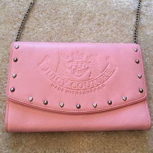 Juicy Couture pink leather wallet purse