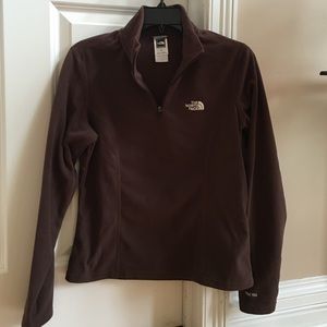 Brown north face TKA 100 pullover