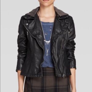 Free people leather jacket