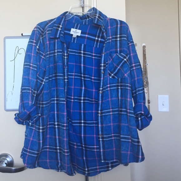 Blue flannel
