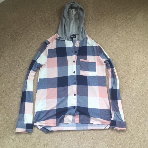 Hooded flannel