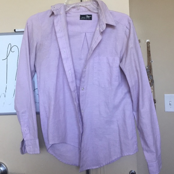 Purple button up
