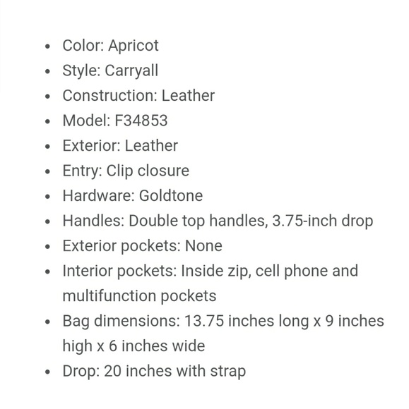 Authentic coach purse. Free shipping - Picture 5 of 6