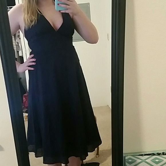 Navy Blue J. Crew Dress - Picture 4 of 4
