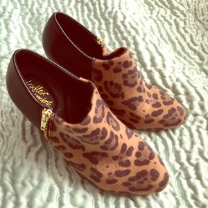 Leopard booties