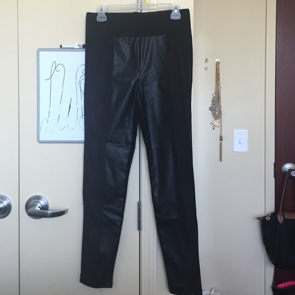 Leather leggings