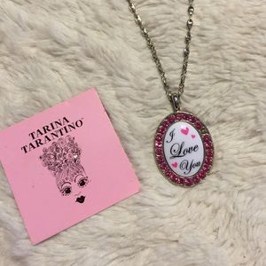 Tarina Tarantino Necklace (I Love You)