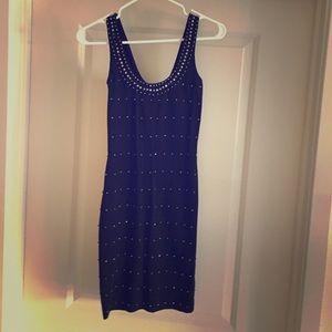 Armani Exchange black dress with detail, size XS