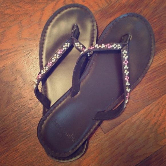 brown sandals