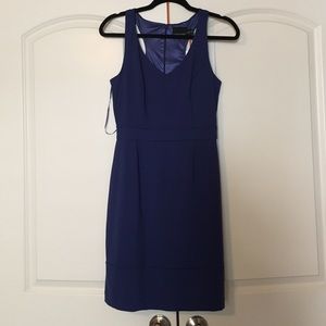 Navy blue business style dress