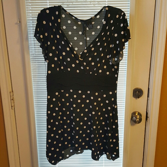 Polka Dot Silky Top