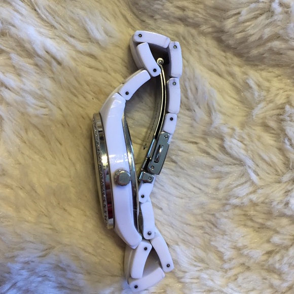 White Rhinestone Fossil Watch - Picture 4 of 4