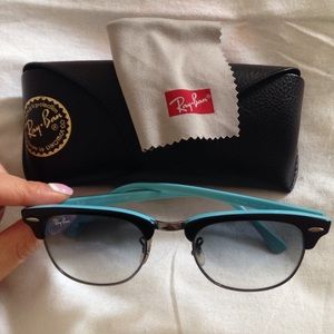 Ray Ban blue frame sunglasses. Last SALE price!