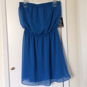 Express Strapless Summer Mini Dress, sz S, NWT