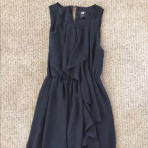 Black H&M Flowy Mini Dress