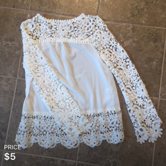 White Lace Top