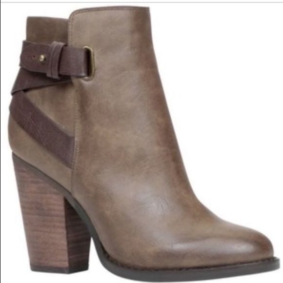 ALDO buckled leather booties