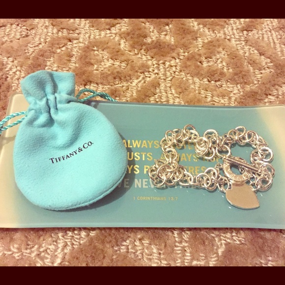 Tiffany's silver  toggle necklace ❤️