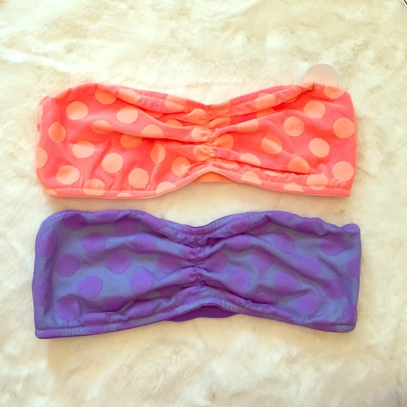 NWT VS Pink Bandeau Pair
