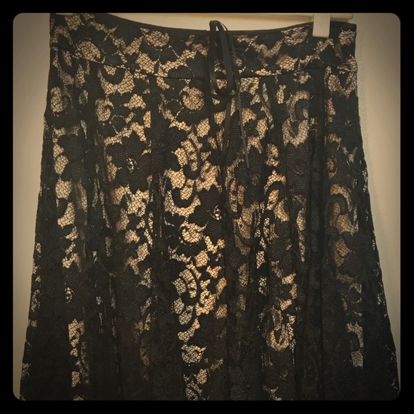 Black Lace Skirt