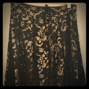 Black Lace Skirt
