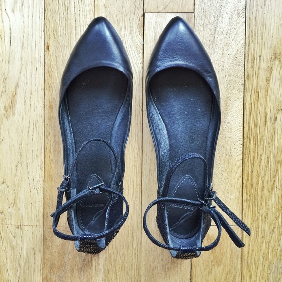 Brian Atwood Amata pointy toe ballet flats