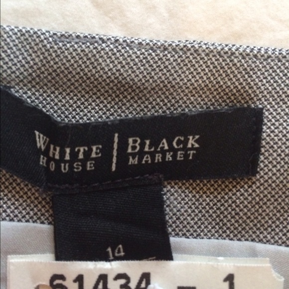 WHBM Grey pencil skirt - Picture 3 of 4