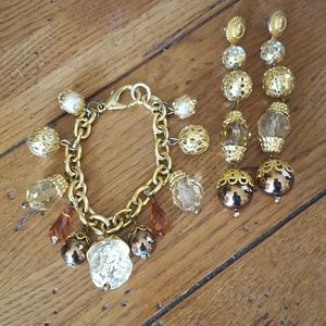 Bracelet and Earring set from The Limited