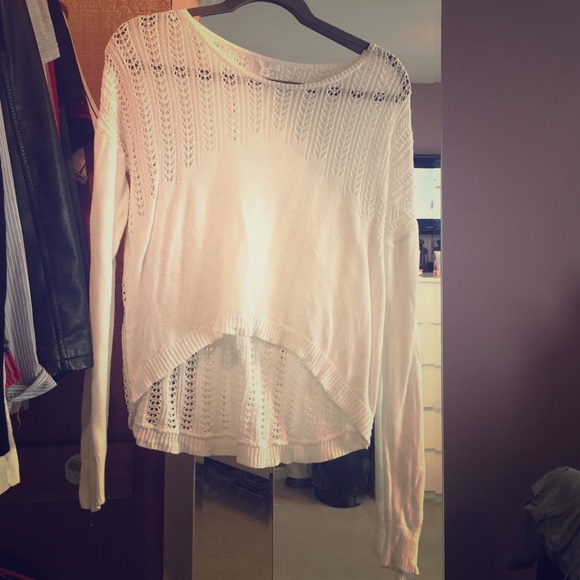 High low thin sweater