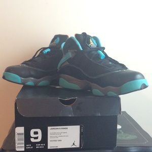 Jordan Blue Gamma 6 rings .Size-Men's 9:Women's 11