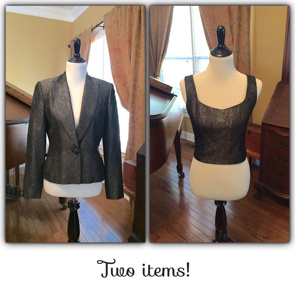 Alberto Makali NY Designer jacket & crop top - Picture 1 of 4