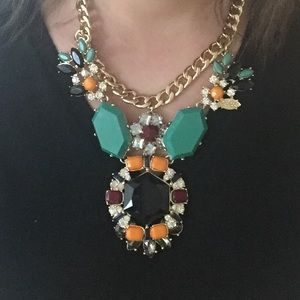 Nordstrom multi colored statement necklace