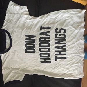 Brandy Melville doing hoodrat thangs shirt