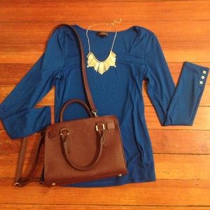Blue Long Sleeved Shirt