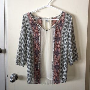 Patterned blouse