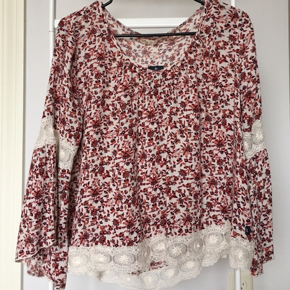 floral hipster long sleeve