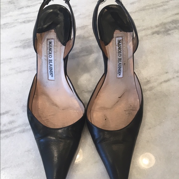 Manolo Blahnik kitten heels