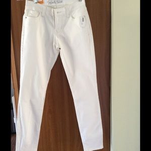 White Skinny Stretch Jeans