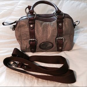 Fossil Maddox Satchel Champagne