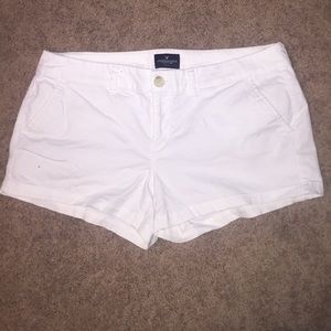 American Eagle White Shorts