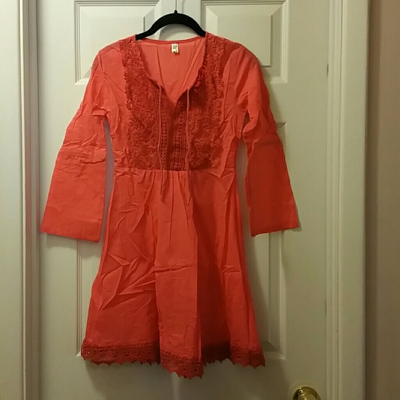 SOLD!!!!!!!!Red Lace  Dress
