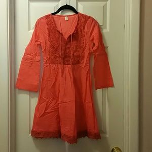 SOLD!!!!!!!!Red Lace  Dress