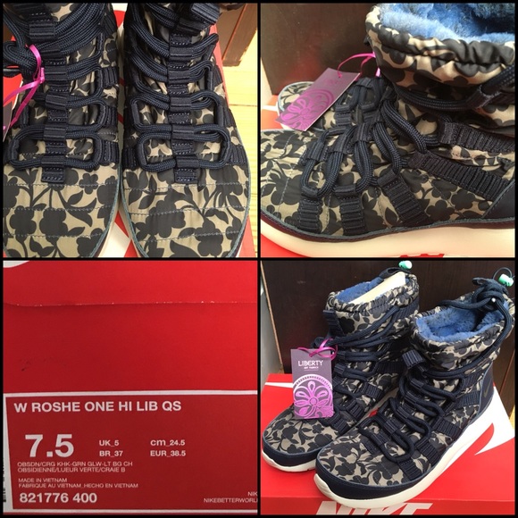 Nike Shoes - NIKE ROSHE ONE HI PRINT SneakerBoot - NEW