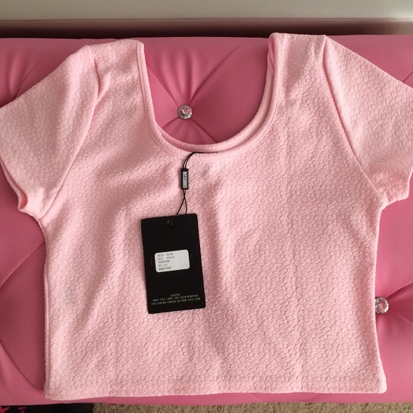 MISSGUIDED Pink Crop Top - Picture 3 of 4