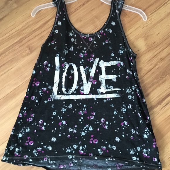Small tank top graphic: LOVE